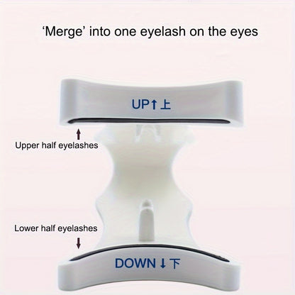 Convenient Magnetic Eyelash Wearing Clips: Easy-to-Use V-Shaped Eyelash Holder for Effortless Application - No Battery Required