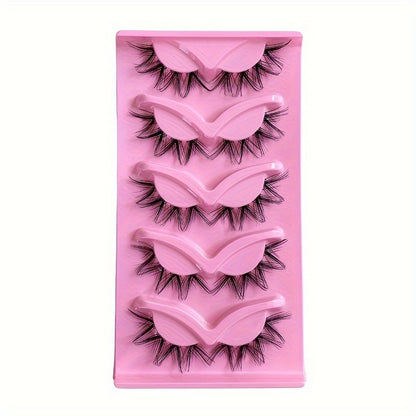 Classic Volume Eyelashes 100pcs 10 Pairs Natural Look False Eyelashes  Soft & Flexible, Reusable, Various Styles for All Eye Shapes