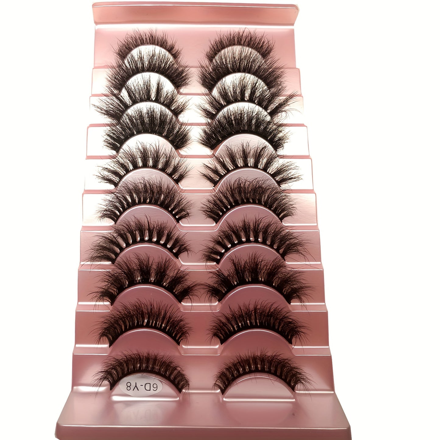 Classic Volume Eyelashes 10 Pairs Mixed Styles 3D Mink False Eyelashes Set, Handmade Wispy Fluffy Long Lashes, Delicate Eye Makeup Tools, Reusable Fake Eyelashes