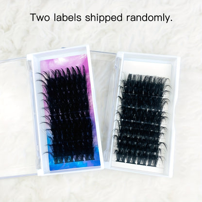 Individual DIY lashes 25mm Reusable Super Long Cluster Lashes-Segmented Pre-Cut Lashes for Professional Results