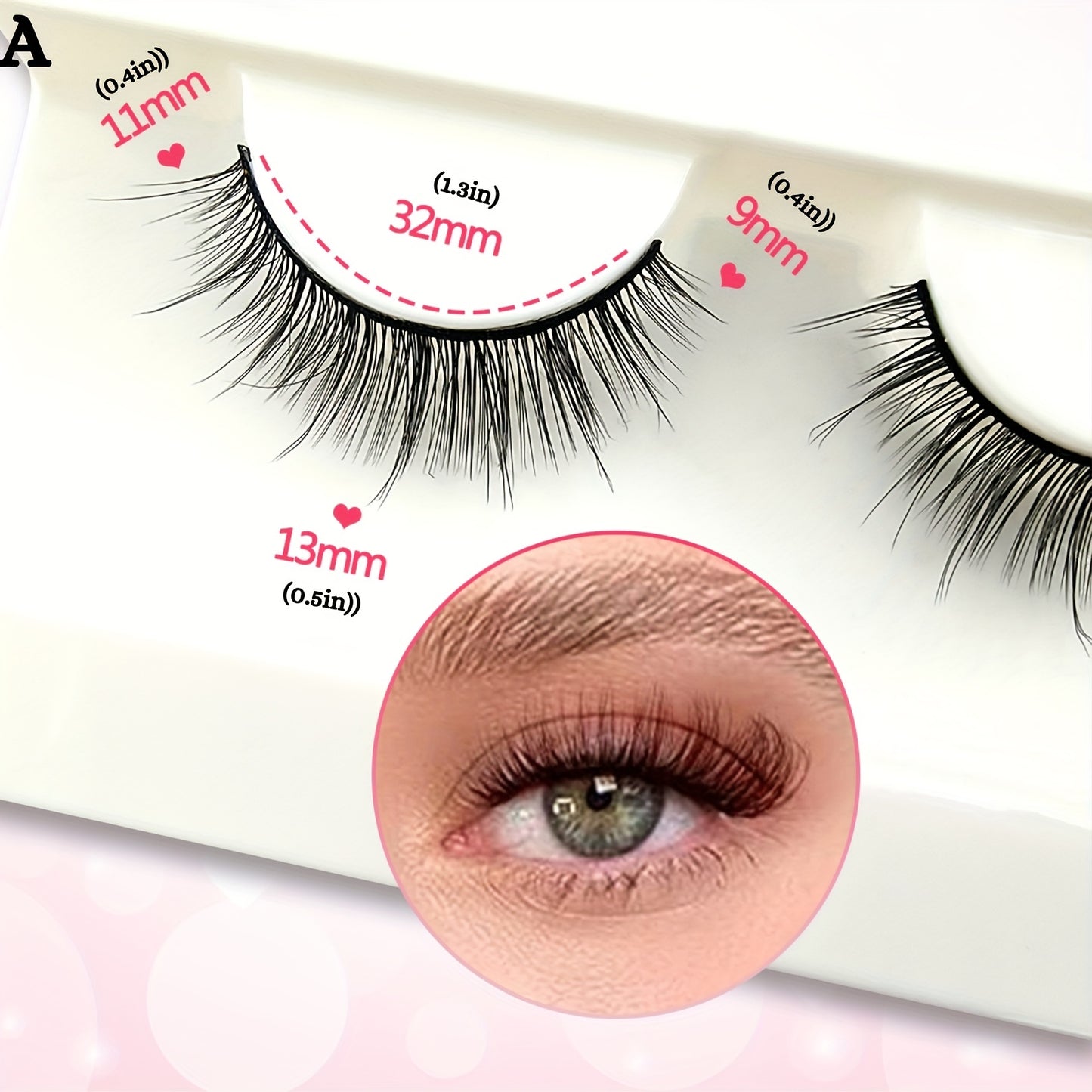 100pcs 10 Pairs of False Eyelashes - Natural, Fluffy, and Perfectly Matched for Lashes Makeup, Premium Faux Mink Eyelashes.