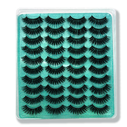 3D Curl Lashes - Long Dramatic Effect, Lightweight and Reusable, Perfect for a Glamorous Eye Look