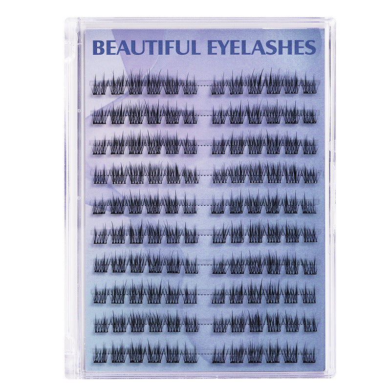 Large Capacity 120 Clusters Camellia Glue-Free False Eyelashes, Reusable Natural Soft Self-Adhesive Eyelashes