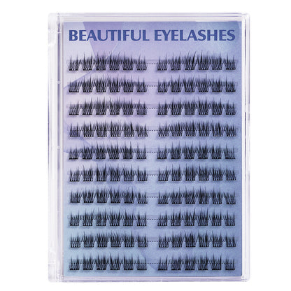 Large Capacity 120 Clusters Camellia Glue-Free False Eyelashes, Reusable Natural Soft Self-Adhesive Eyelashes