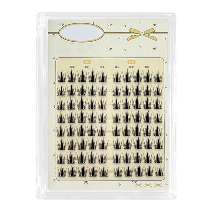 100pcs Glue-free Barbie Little Wild Rabbit Large-capacity Thickened Natural-looking Dense Single Cluster False Eyelashes for Comic and Little Devil Styles