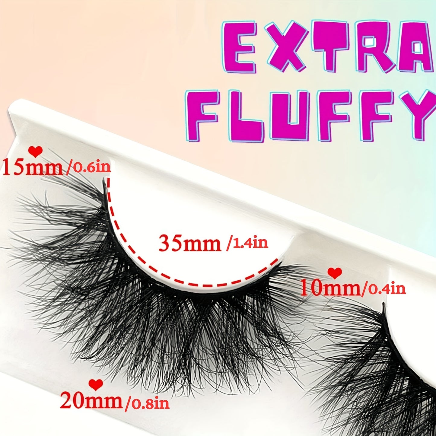 3/10 Pairs 3D Faux Mink Lashes, Wispy Natural Lashes, Long Thick Dramatic Volume False Eyelashes.