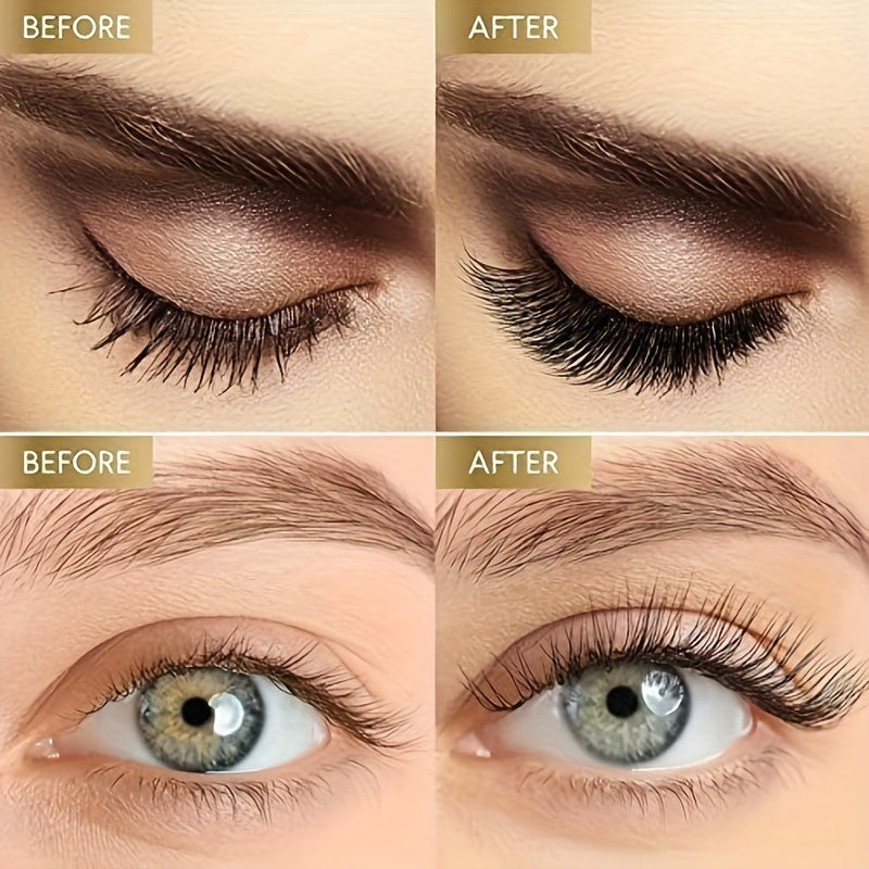 10 Pairs of Luxury Self-Adhesive Eyelashes - Natural Waterproof, Fluffy & Wispy, Lightweight & Long-Lasting.