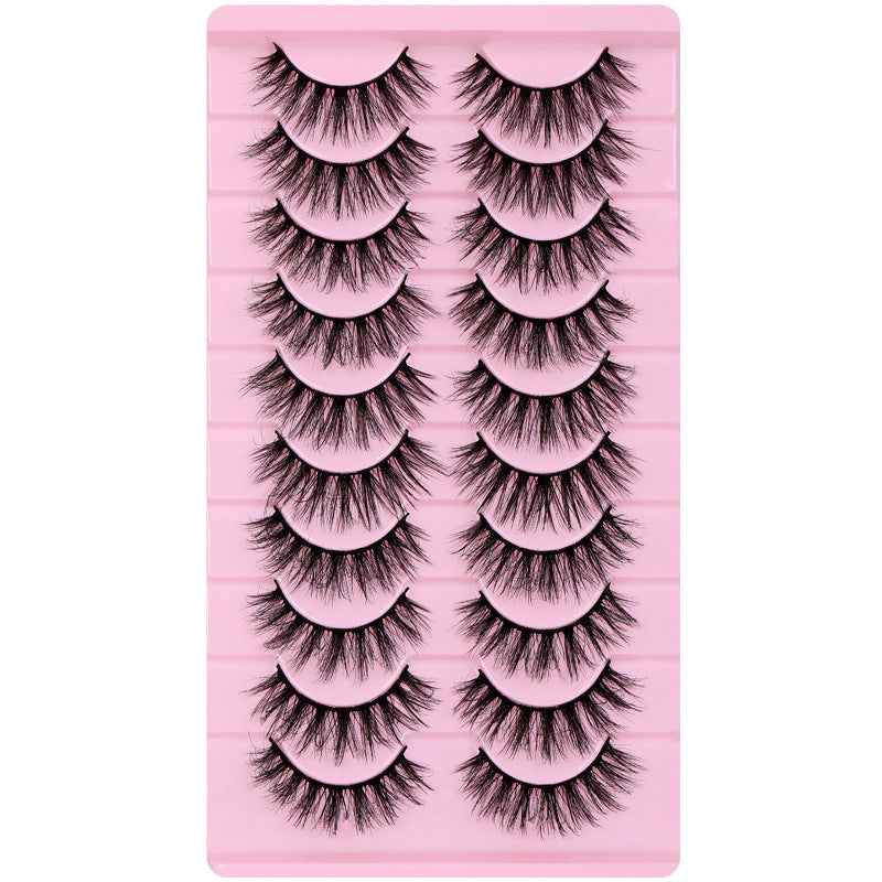 Faux Mink Lashes, Messy Cross-Border Design, Voluminous & Realistic European & American Style