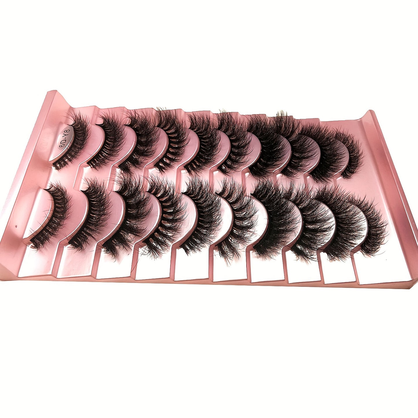 Classic Volume Eyelashes 10 Pairs Mixed Styles 3D Mink False Eyelashes Set, Handmade Wispy Fluffy Long Lashes, Delicate Eye Makeup Tools, Reusable Fake Eyelashes