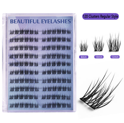 Large Capacity 120 Clusters Camellia Glue-Free False Eyelashes, Reusable Natural Soft Self-Adhesive Eyelashes