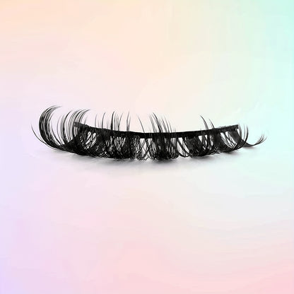 CURSAVELA 3 Pairs of Dramatic Cat Eye False Eyelashes - Long-Lasting Curl, Stunning Look, Perfect for a Mesmerizing Effect