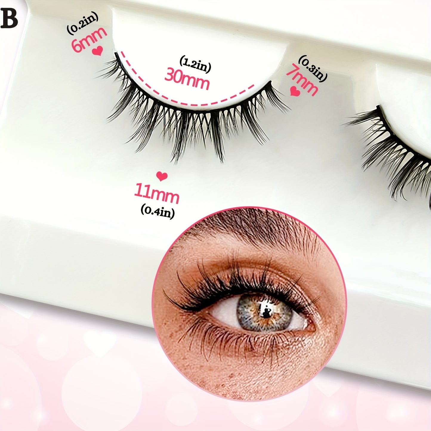 100pcs 10 Pairs of False Eyelashes - Natural, Fluffy, and Perfectly Matched for Lashes Makeup, Premium Faux Mink Eyelashes.