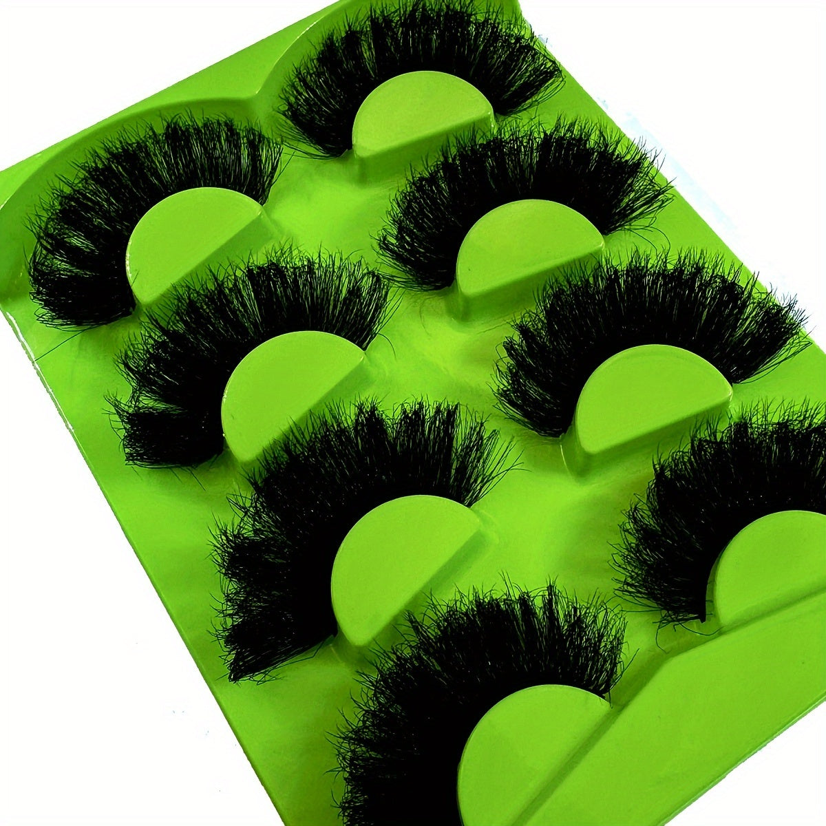 4 Pairs 9D Faux Mink Voluminous Lashes, Self-Adhesive, Reusable, Multi-Style Options