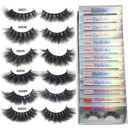 CATCATMALL payment link Mink Lashes Short Messy Wispy Natural Eyelashes 10mm-18mm Hamdmade Real 3D Mink Eyelashes Makeup False Lashes